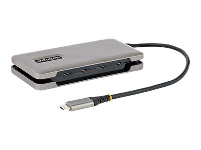StarTech.com Hub USB C 4 Ports - USB 3.1 10Gbps - PD Pass-Through 100W - Concentrateur (hub) - 4 x USB 3.2 Gen 2 - de bureau