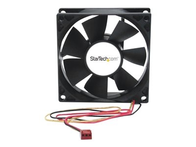 StarTech.com Ventilateur PC à Double Roulement à Billes - Alimentation TX3 - 80 mm - Kit de ventilation pour ordinateur - 80 mm