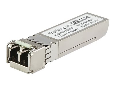 StarTech.com Module de transceiver SFP+ compatible Cisco SFP-10G-ZR-100 - 10GBase-ZR - 10 Gbps - 100 km (SFP-10G-ZR-100-ST) - Module transmetteur SFP+ (équivalent à : Dell EMC SFP-10G-LR) - 10GbE - 10GBase-LR - mode unique LC - jusqu'à 10 km - 1310 nm
