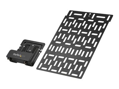 StarTech.com Support Universel pour Accessoires TV - Mediaplayer/Routeur/Modem/Switch AV &amp; Extendeur/Apple TV - Cache Câbles avec Montage Mural ou Fixation Arrière Télévision - 5kg (MDBOXMNT) - Kit de montage - pour lecteur multimédia - acier poudré - noir - montable sur mur, montage TV - pour P/N: FPWHANGER, FPWTLTPORT, MBLTVSTNDEC