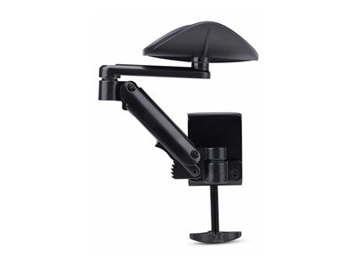 StarTech.com Adjustable Arm Rest For Desk, Clamp-On Install/No Drilling - Kit de montage (accoudoir) - plastique, aluminium, acier - noir - montrable sur bureau