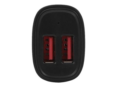 StarTech.com Chargeur de voiture double USB - Adaptateur allume cigare à 2 ports USB - Haute puissance (24 W/4,8 A) - Blanc - Adaptateur d'alimentation pour voiture - 24 Watt - 4.8 A - 2 connecteurs de sortie (USB) - noir - pour P/N: USBLT1MW, USBLT1MWS, USBLT2MBR, USBLT2MW, USBLT30CMW, USBLTM1MBK, USBLTM1MWH