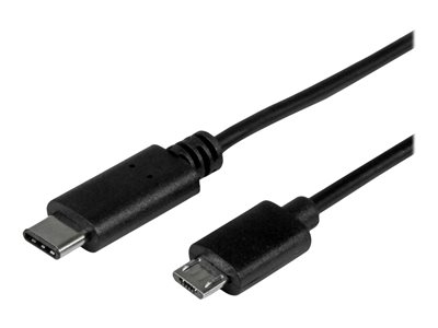 StarTech.com Câble USB-C vers Micro USB de 50 cm - Cordon USB C vers Micro-B - Câble de charge compatible Thunderbolt 3 - M/M - USB 2.0 - Câble USB - USB-C (M) pour Micro-USB de type B (M) - USB 2.0 - 50 cm - noir