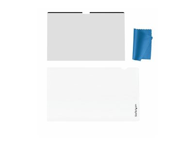 StarTech.com Filtre de Confidentialité pour Écran Tactile 16:10 de 15,6" - Filtre de confidentialité pour ordinateur portable (horizontal) - à double sens - adhésif, languettes de charnière, charnières à bascule - 15.6" - noir