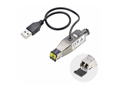 StarTech.com Gigabit Fiber to RJ45 Ethernet Media Converter, Micro Mini - Convertisseur de média à fibre optique - 1GbE - 1000Base-LX, 1000Base-T - RJ-45 / monomode LC/multi-mode LC - jusqu'à 10 km - 1310 nm - Conformité TAA