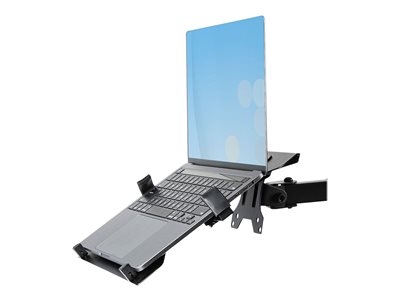 StarTech.com Bras Articulé VESA, Support Écran PC 32"/PC 4,5kg - Réglable - Kit de montage (poteau, plateau pour ordinateur portable, bras pour moniteur, bras de plateau d'ordinateur portable) - pour écran / ordinateur portable - plastique, acier - noir - Taille d'écran : 13"-34" - ordinateur de bureau