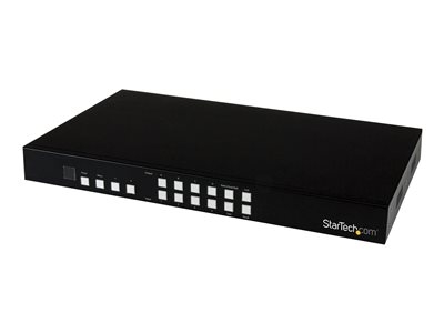 StarTech.com Matrice et switch HDMI 4x4 avec Picture-and-Picture Multiviewer ou mur vidéo - Contrôleur pour affichage numérique - Commutateur vidéo/audio - de bureau - pour P/N: SVA12M5NA