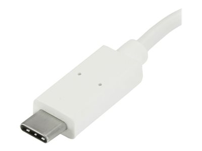StarTech.com Hub USB-C à 4 ports USB 3.0 - 1x USB-C 3x USB-A - Blanc - Concentrateur (hub) - 3 x SuperSpeed USB 3.0 + 1 x USB 3.1 - de bureau