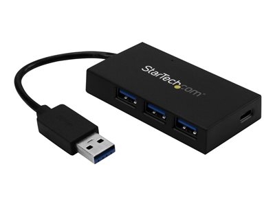Startech Hub USB 3.0 - 4 ports - USB A vers 3x USB-A 1x USB-C - Concentrateur USB Type-C - Hub USB - Concentrateur (hub) - 4 x SuperSpeed USB 3.0 - de bureau - pour P/N: CFASTRWU3C, SDMSDRWU3AC