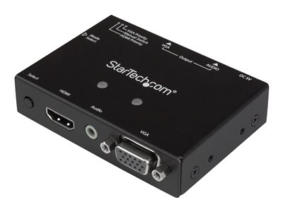 Startech Switch 2x1 VGA et HDMI vers VGA avec convertisseur HDMI vers VGA et commutation prioritaire - Commutateur VGA / HDMI - 1080p - Commutateur vidéo/audio - de bureau - pour P/N: SVA5N3NEUA