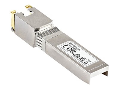 StarTech.com Module SFP+ RJ45 compatible HP 813874-B21 - Adaptateur SFP / Mini GBIC en cuivre 10GBASE-T jusqu'à 30 m - Garantie à vie - Module transmetteur SFP+ (équivalent à : HP 813874-B21) - 10GbE - 10GBase-T - RJ-45 - jusqu'à 30 m