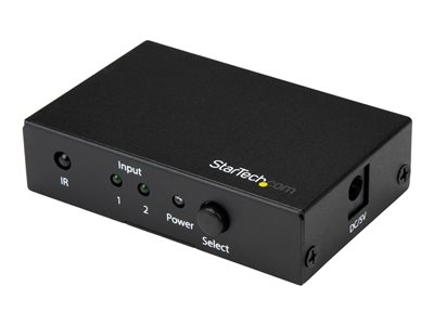 StarTech.com Switch HDMI - 2 ports - Commutateur HDMI 2x1 - Ultra HD 4K 60 Hz - Commutateur vidéo/audio - 2 x HDMI - de bureau - pour P/N: SVA5H2NEUA