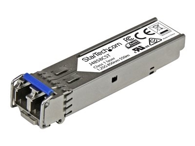 StarTech.com Module de transceiver SFP à fibre optique Gigabit - Compatible HP J4858C - Multimode LC avec DDM - 550 m - Module transmetteur SFP (mini-GBIC) (équivalent à : HP J4858C) - 1GbE - 1000Base-SX - LC multi-mode - jusqu'à 550 m - 850 nm - pour P/N: IES101G2SFPW, IES101GP2SFW