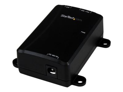StarTech.com Injecteur Gigabit PoE+ à 1 port - Midspan Power over Ethernet à montage mural - 802.3at et 802.3af - PoE / PSE - Injecteur de puissance - 30 Watt