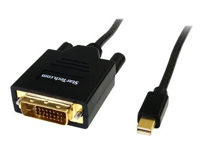 StarTech Câble Adapteur Mini DisplayPort® vers DVI de 1.8 m - Convertisseur Mini DP - Mini DisplayPort Mâle - DVI-D Mâle - 1920x1200 - Câble DisplayPort - Mini DisplayPort (M) pour DVI-D (M) - 1.8 m - noir