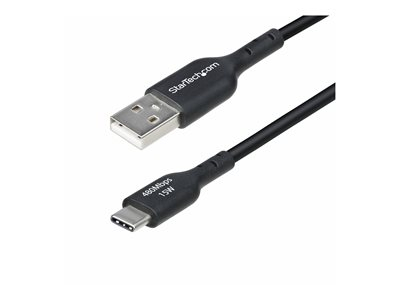 StarTech.com 3ft (1m) USB-A to USB-C Charging Cable, Charger Cord, M/M - Câble USB - USB (M) pour USB-C (M) - USB 2.0 - 3 A - 1 m - sans halogène, passif, charge et synchronisation, USB Fast Charge (15W) - noir