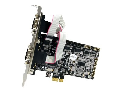 Startech Carte PCI Express avec 4 Ports DB-9 RS232 - Adaptateur PCIe Série - UART 16550 - Adaptateur série - PCIe 1.1 - RS-232 - 4 ports