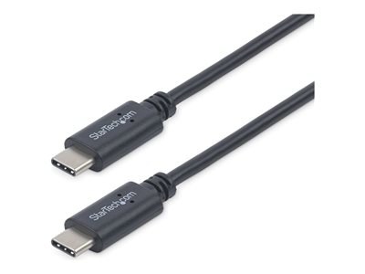 StarTech Câble USB 2.0 USB-C vers USB-C de 1 m - Cordon USB C vers C - Câble USB Type-C - M/M - Noir - Câble USB - USB-C (M) pour USB-C (M) - USB 2.0 - 1 m - noir - pour P/N: DKT30CHD, HB30C1A1CPD, HB30C3A1CFBW, PEXUS313AC2V