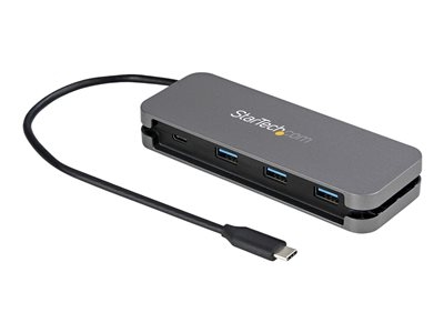 StarTech.com Hub USB C 4 Ports - 3 USB-A/1 USB-C (5Gbps) - Câble 28.5cm - Concentrateur (hub) - 3 x USB 3.2 Gen 1 + 1 x USB-C 3.2 Gen 1 - de bureau