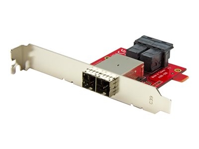 StarTech.com Adaptateur Mini SAS 2x SFF-8643 interne vers 2x SFF-8644 externe avec supports - 12 Gb/s - Panneau interne vers externe SAS - SAS 12Gbit/s - Disque dur SAS Mini 4x (SFF-8643) (F) pour 36 pin 4x Mini SAS HD (SFF-8644) (F)