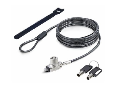 StarTech.com Slim Lock Noble Wedge Slot Compatible, 6.6ft Locking Cable - Câble de sécurité - antivol - 2 m - Conformité TAA