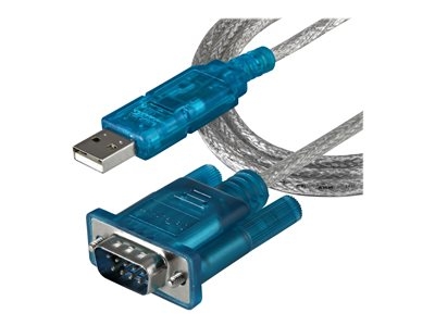 StarTech.com Câble adaptateur USB vers série DB9 de 90 cm - Alimentation USB - 1x DB-9 mâle - 1x USB A mâle - Adaptateur série - USB 2.0 - RS-232