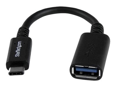 StarTech.com Adaptateur USB 3.0 USB-C vers USB-A - Convertisseur USB Type-C vers USB Type-A - M/F - Adaptateur USB - USB-C (M) pour USB type A (F) - USB 3.0 - 15.2 cm - noir - pour P/N: DK31C3HDPD, DK31C3HDPDUE, DKM30CHDPD, DKM30CHDPDUE, PEXUSB312A1C1H, PEXUSB312A2C2V