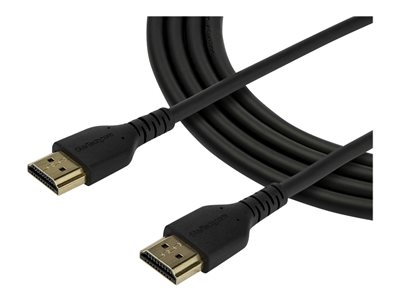 StarTech.com - Premium High speed - câble HDMI avec Ethernet - HDMI mâle pour HDMI mâle - 2 m - noir - pour P/N: TB3DKM2HDL