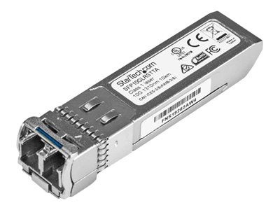 StarTech.com Module SFP+ GBIC compatible Cisco SFP-10G-LR - Transceiver Mini GBIC 10GBASE-LR - Module transmetteur SFP+ (équivalent à : Cisco SFP-10G-LR) - 10GbE - 10GBase-LR - mode unique LC - jusqu'à 10 km - 1310 nm - Conformité TAA