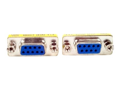 StarTech.com Changeur de genre DB9 - Slim - Coupleur série DB9 vers DB9 - Inverseur de genre série - F/F - Changeur de genre série - DB-9 (F) pour DB-9 (F) - pour P/N: ICUSB2324852, ICUSB422, NETRS232, NETRS2321P, NETRS2321POE, NETRS2322P, NETRS232485W