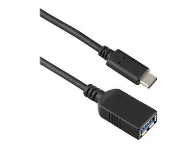 Targus - Adaptateur USB - USB-C (M) pour USB type A (F) - USB 3.1 Gen 1 - 3 A - 15 cm - noir - Europe