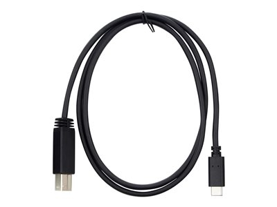 Targus - Câble USB - USB-C (M) pour USB Type B (M) - USB 3.1 Gen 2 - 3 A - 1 m - noir - Europe
