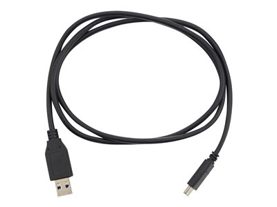 Targus - Câble USB - USB-C (M) pour USB type A (M) - USB 3.1 Gen 2 - 3 A - 1 m - support 4K - noir - Europe