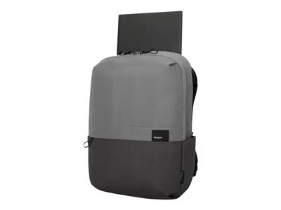 Targus Sagano EcoSmart Commuter - Sac à dos pour ordinateur portable - 15.6" - gris, noir