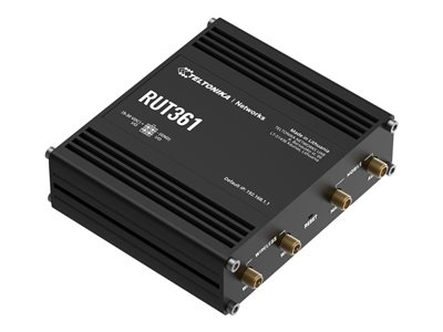 Teltonika RUT361 - Routeur sans fil - WWAN 2,4 Ghz - 3G, 4G - Montage sur rail DIN, fixation murale, montable en surface