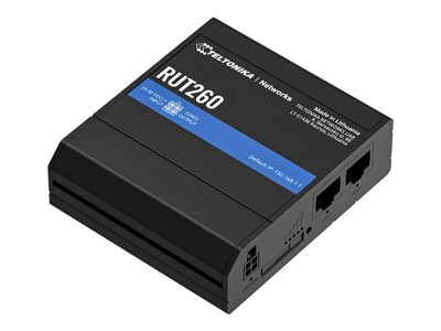 Teltonika RUT260 - Routeur sans fil - WWAN 2,4 Ghz - 3G, 4G - Montage sur rail DIN