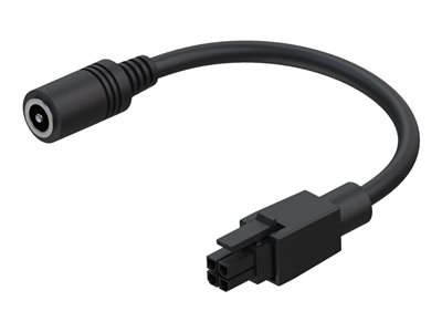 Teltonika - Adaptateur secteur - DC jack de 5,5 x 2,1 mm (F) pour connecteur 4 broches (pas de 3 mm) (M) - 10 cm - pour Teltonika RUT200, RUT300, RUT360, RUT951, RUT956, RUTX12, RUTX14, TCR100, TSW100, TSW110