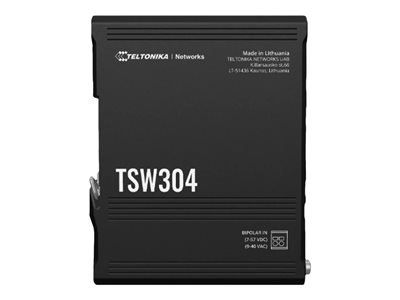 Teltonika TSW304 - Commutateur - 4 x 10/100/1000 - Montage sur rail DIN - PoE passif