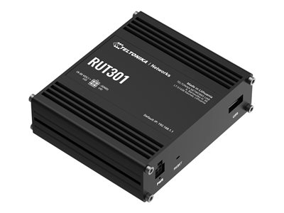 Teltonika RUT301 - Routeur commutateur 4 ports - Montage sur rail DIN, fixation murale, montable en surface