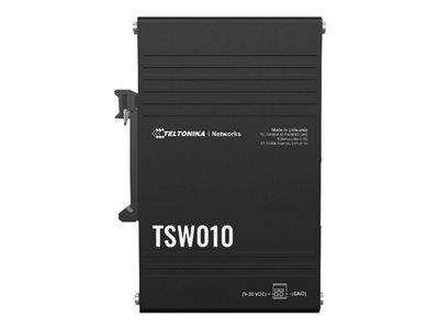 Teltonika TSW010 - Commutateur - 5 x 10/100 - Montage sur rail DIN - PoE passif