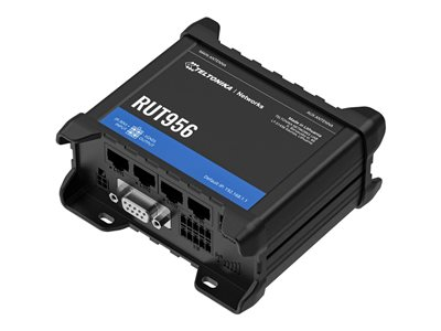 Teltonika RUT956 - Routeur sans fil - WWAN commutateur 3 ports - 4G, 2G, 3G - Montage sur rail DIN