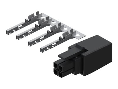 Teltonika - Connecteur d'alimentation - connecteur 4 broches (M) - 250 V - 5 A - contacts en bronze phosphoreux/laiton - pour Teltonika RUT200, RUT956