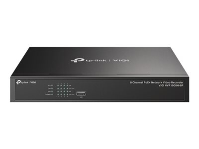 TP-Link VIGI NVR1008H-8P V1 - NVR - 8 canaux - en réseau - rack-montable