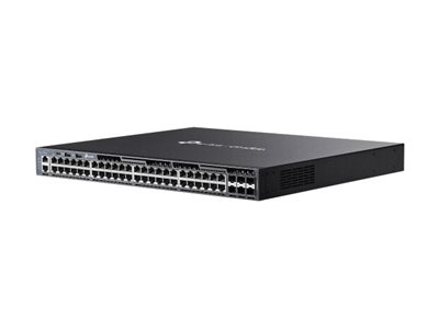 TP-Link Omada SG6654X V1 - Commutateur - C3 - Géré - 48 x 10/100/1000 + 6 x Ethernet 10 Go SFP+ - flux d'air de l'avant vers l'arrière - Montable sur rack