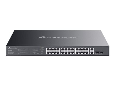 TP-Link Omada ES228GMP V1.6 - Commutateur - Géré - 24 x 10/100/1000 (PoE+) + 2 x 10/100/1000 + 2 x Gigabit SFP - Montable sur rack - PoE+ (384 W)