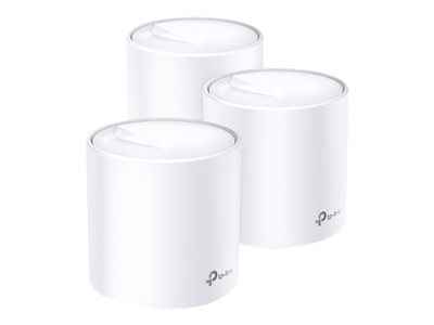 TP-Link Deco X20 - Système Wi-Fi - (3 routeurs) 1GbE - Wi-Fi 6 - Bi-bande