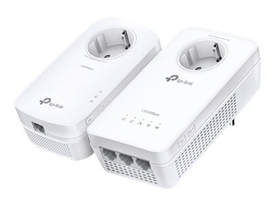 TP-Link TL-WPA8631P KIT V3 Wi-Fi Kit - Kit d'adaptation pour courant porteur 1GbE, HomePlug AV (HPAV), HomePlug AV (HPAV) 2.0, IEEE 1901 - Wi-Fi 5 - Bi-bande - Branchement mural