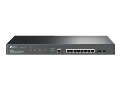 TP-Link JetStream TL-SG3210XHP-M2 V2 - Commutateur - Géré - 8 x 10/100/1000/2.5G + 2 x 10 Gigabit SFP+ - Montable sur rack - PoE+ (240 W)