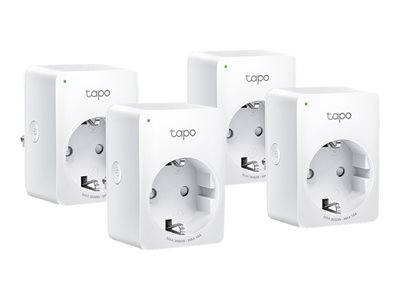 Tapo P110 V1 - Prise smart - mini - sans fil - 802.11b/g/n - 2.4 Ghz (pack de 4)