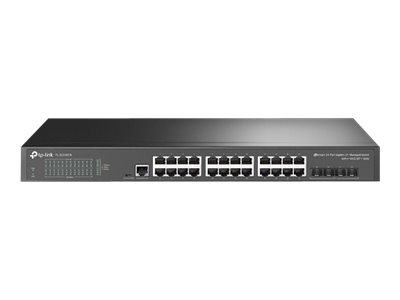 TP-Link JetStream TL-SG3428X V1.6 - Commutateur - Géré - 24 x 10/100/1000 + 4 x 10 Gigabit SFP+ - Montable sur rack